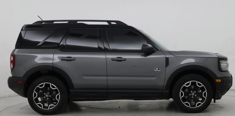 Ford Bronco Sport, the LAX Hand Carry pickup vehicle, in side profile